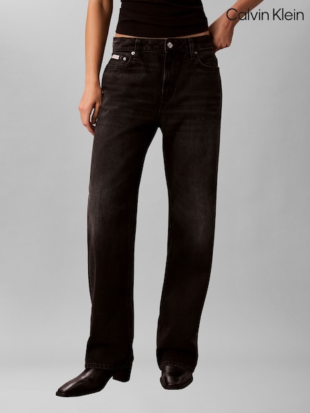 Calvin Klein Black 90's Straight Jeans (G68645) | €166