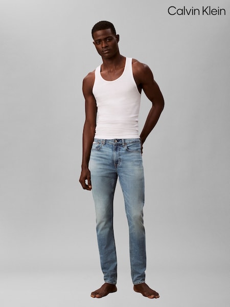 Calvin Klein Blue Slim Tapered Jeans (G68658) | €156