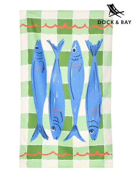 Dock & Bay Catch of the Day Quick Dry Kitchen Tea Towel (G68925) | €18
