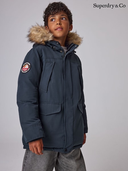 ネイビー - Superdry Everest パーカーコート