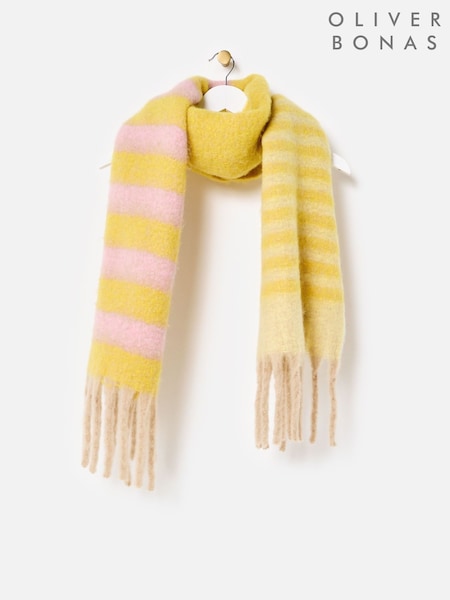 Oliver Bonas Spotty Animal Print Knitted Scarf (G69159) | ‏205 ر.ق.