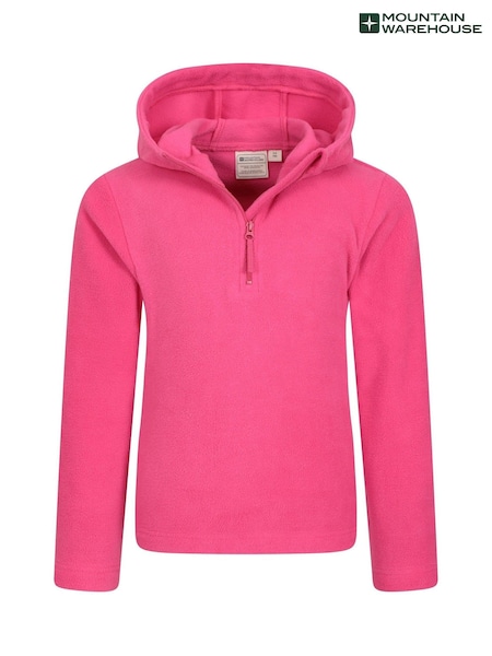 Mountain Warehouse Pink Camber II Kids Fleece Hoodie (G69634) | €25