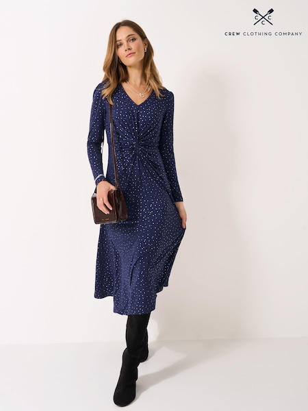 Crew Clothing Flora Twist-Front Dress (G69999) | 106 €