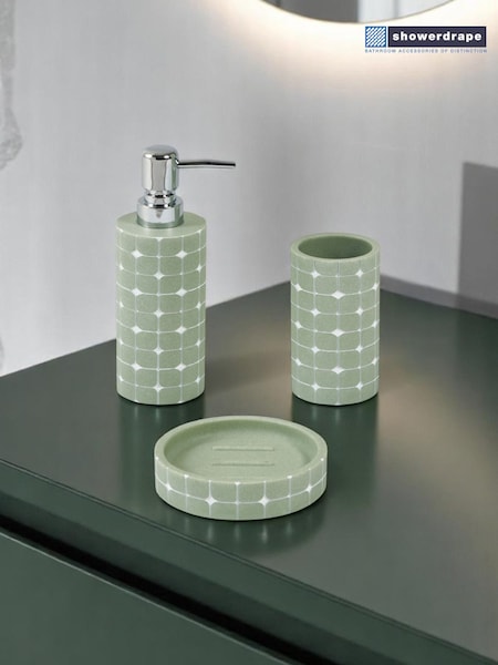 Showerdrape Mosaica 3 Piece Bathroom Accessory Set (G70075) | 41 €