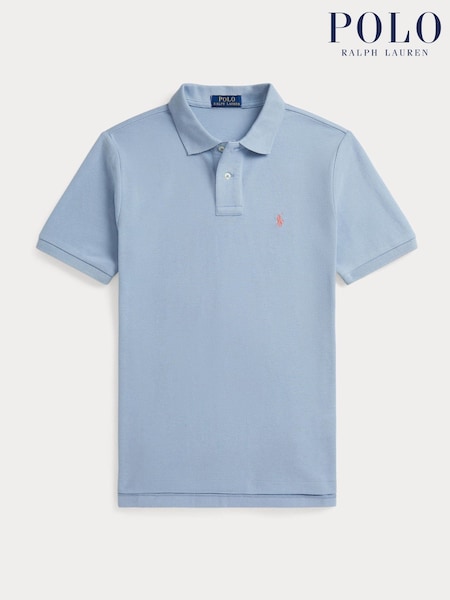 Polo Ralph Lauren Blue Cotton Pique Polo Shirt (G70167) | $162 - $199