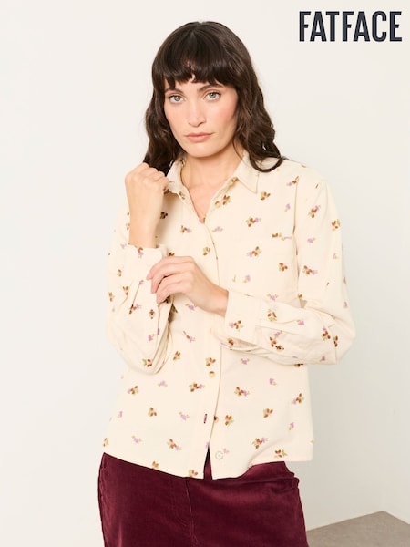 Ivory Acorn Cord - Fatface Shirt