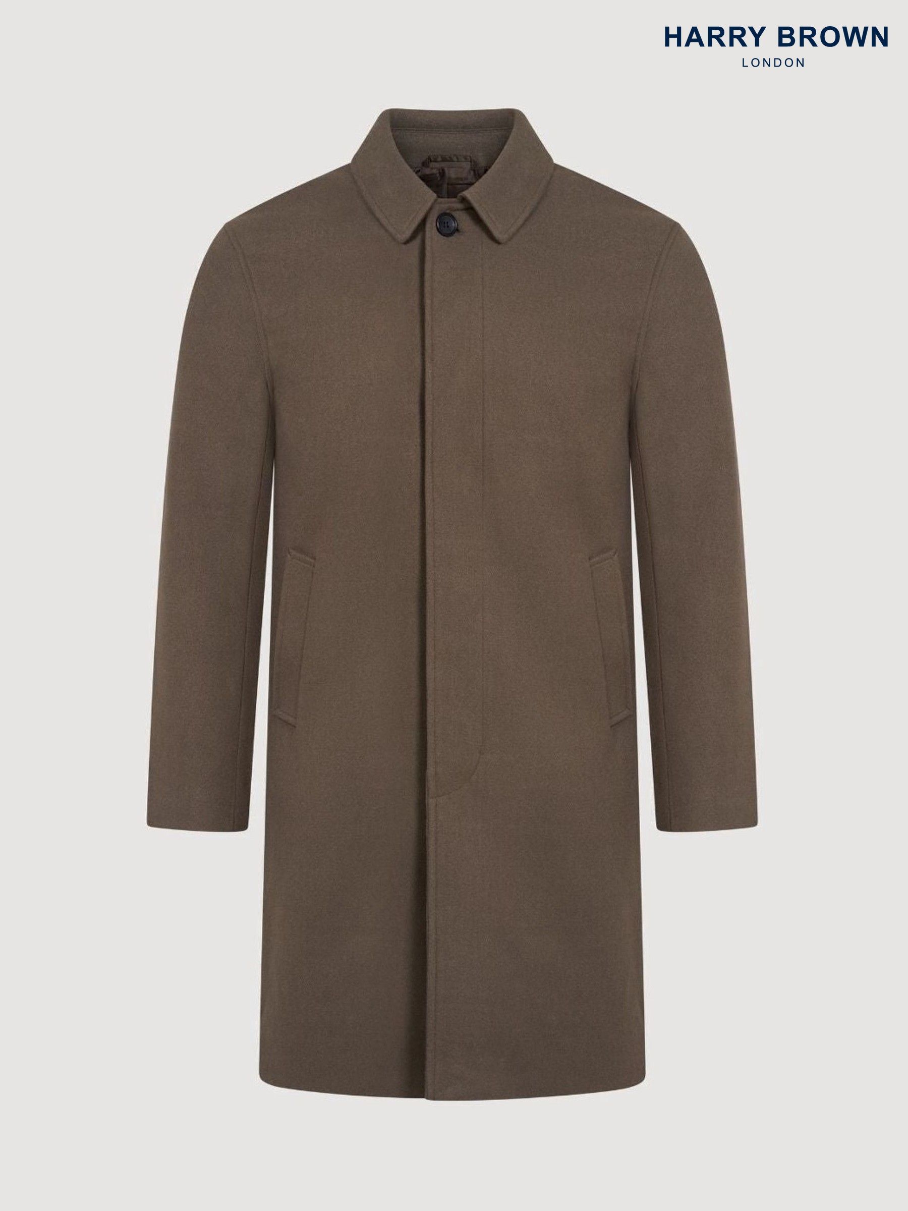 Buy Men's Coats and Jackets Green Overcoat Online | Next USA