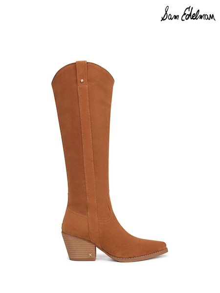 Sam Edelman Wyatt Regular Fit Western Brown Boots (G70875) | €294