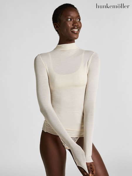 Hunkemoller Supersoft Turtleneck Shirt With Cashmere (G70890) | €40