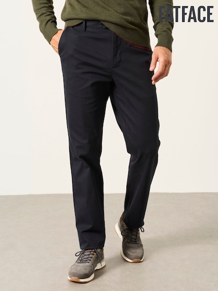 marine - Regular Fatface Tailored Fit Smart Chino Trousers