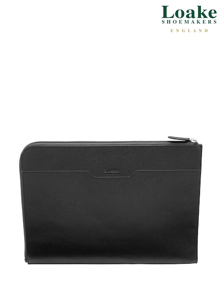 Loake Leather Black Laptop Cover (G71361) | €102