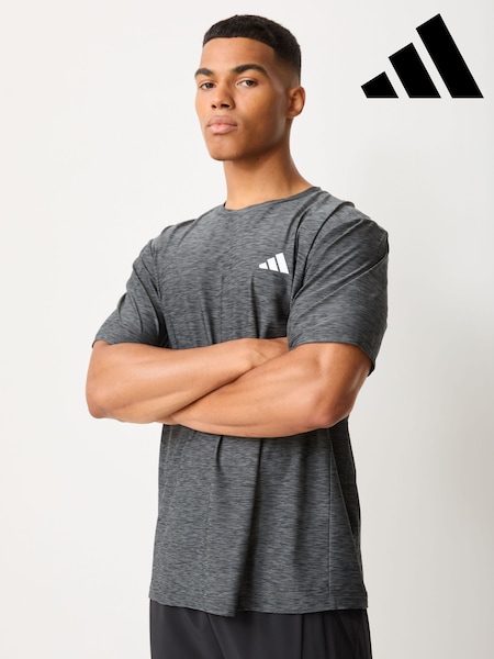 Black - Regular Adidas Workout Essentials Flex T-shirt