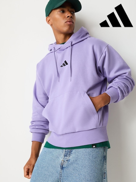Purple - Regular Adidas Hoodie