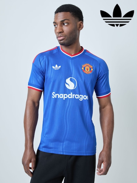 Blue - Regular Adidas Orignals Manchester United 26/27 Away Jersey