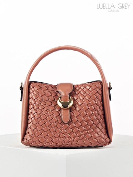 Luella Grey Maggie Weave Pink Cross-Body Bag (G71938) | €140