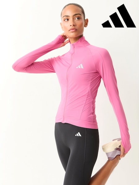 Dark Pink - Adidas Adi365 Run Jacket