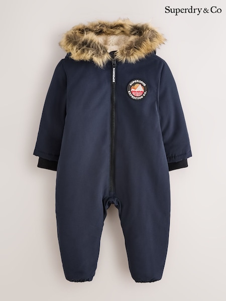 Navy - Superdry Everest Snowsuit