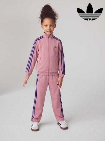 粉紅/深藍 - Adidas Originals Firebird Tracksuit