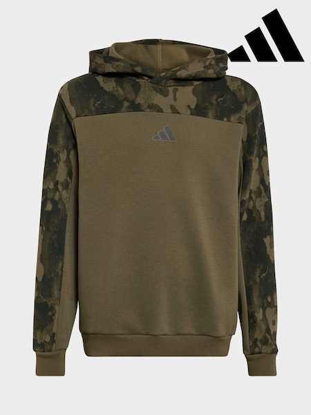 Green - Adidas Camo Hoodie