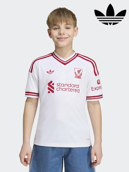 أبيض - Adidas Originals Liverpool Fc 26/27 Away Football Shirt