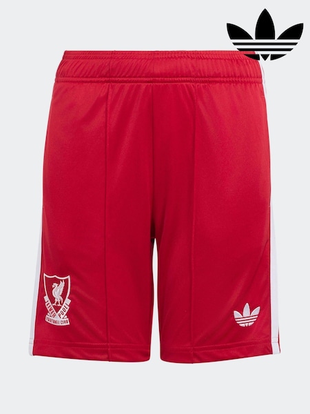 Red - Adidas Liverpool Fc 26/27 Away Kids Shorts