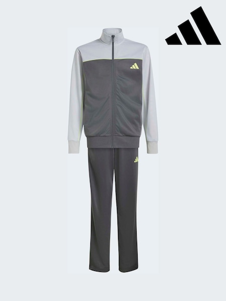 Grau - Adidas Tricot Colour Pop Kids Tracksuit