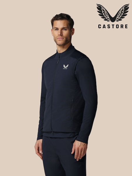 Blue - Regular Castore Hybrid Gilet