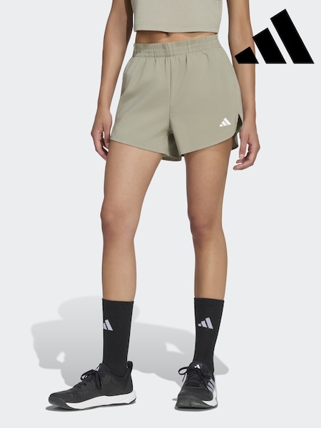 vert foncé - Adidas Workout Essentials 2in1 Shorts