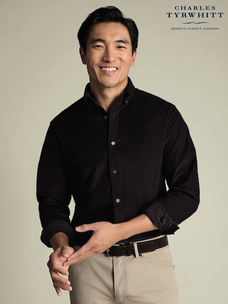 Charles Tyrwhitt Corduroy Classic Fit Shirt (G73336) | R$ 690