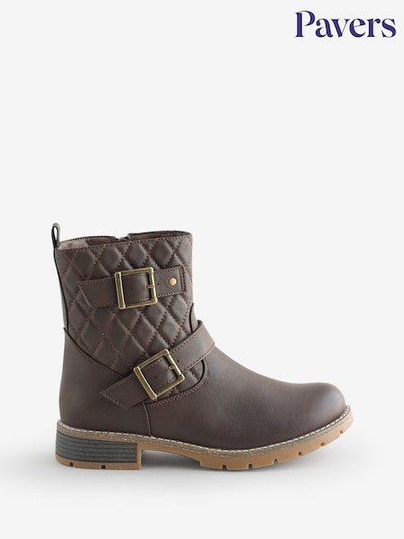 Pavers Brown Ladies Ankle Boots Casual (G73426) | €60