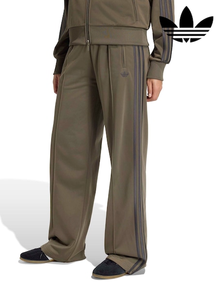卡其綠色 - Adidas Originals Firebird Loose Trousers