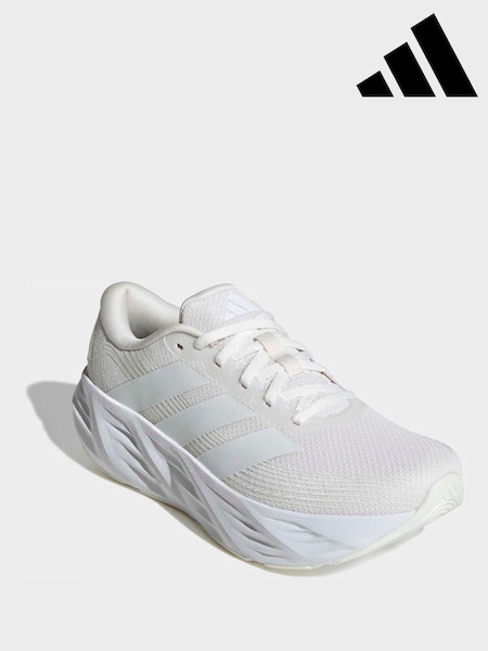 White - Regular Adidas Galaxy 8 Running Trainers