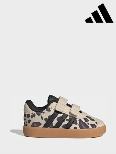 Brown - Adidas Animal Vl Court Infant Trainers