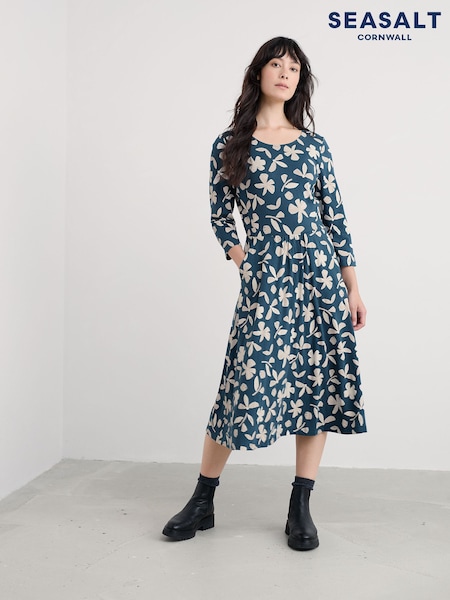 Seasalt Cornwall Green Petite April Dress (G73933) | kr1 037