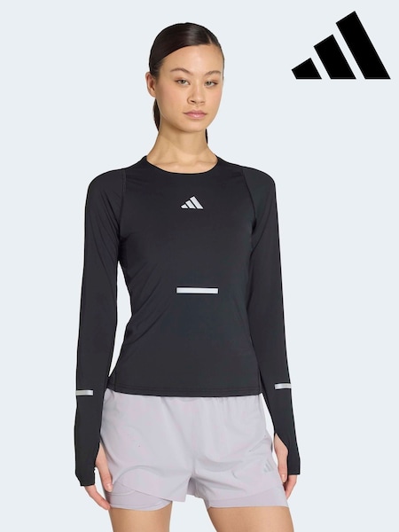 Svart - Adidas Adi365 Long Sleeve Run Top