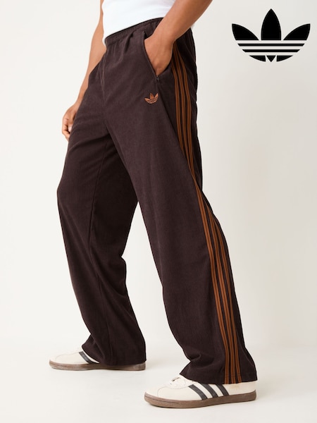 Brown - Regular Adidas Originals Firebird Corduroy Joggers