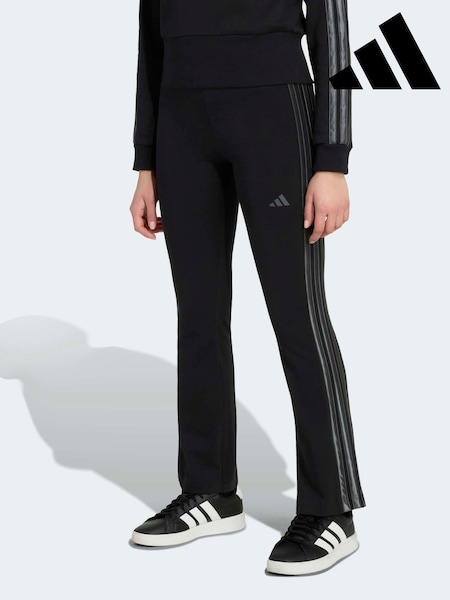 Black - Adidas Satin Flare Leggings