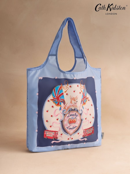 Imprimé Bleu Londres - Petit sac pliable Cath Kidston