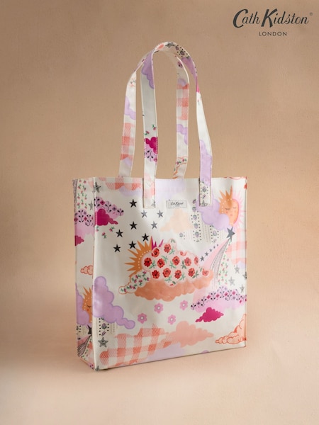 طبعة سحاب بيج فاتح - حقيبة كتب حجم كبير من Cath Kidston