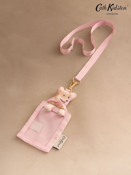 Pink Corgi - Cath Kidston Clip On Id Holder Bag
