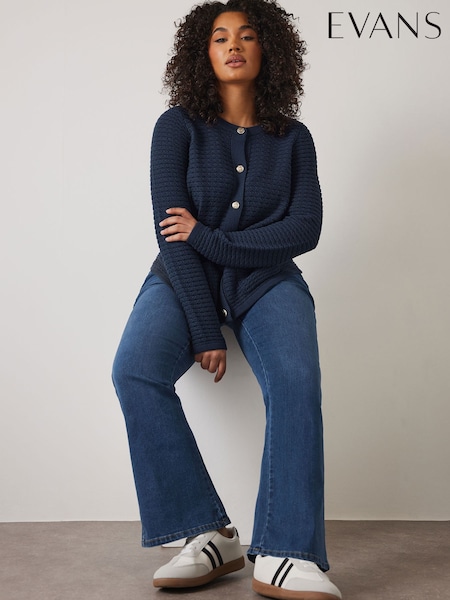 Evans Blue Denim Bootcut Jeans (G74914) | €45