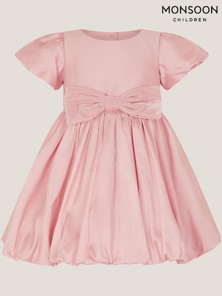 Monsoon Baby Velvet Bow Bubble Hem Dress (G75028) | 37 € - 40 €