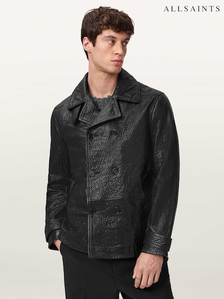 AllSaints Black Hamlet Coat (G75261) | €847
