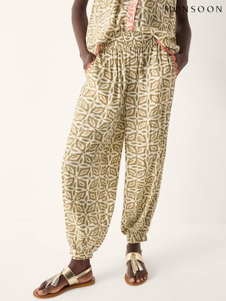 Monsoon Elma Print Harem Trousers (G75473) | ‏255 ر.ق.