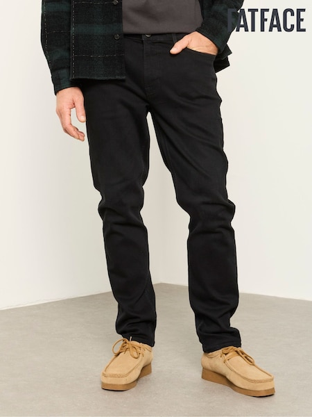 Negro - Regular Fatface Slim Fit Jeans