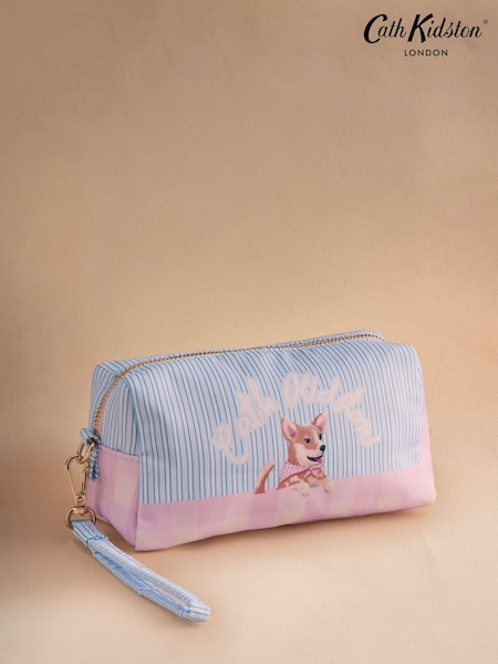 Blue Corgi Print - Cath Kidston Camden Pouch