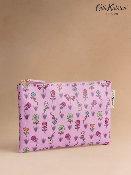 Pink Floral Doodle - Cath Kidston Zipped Purse