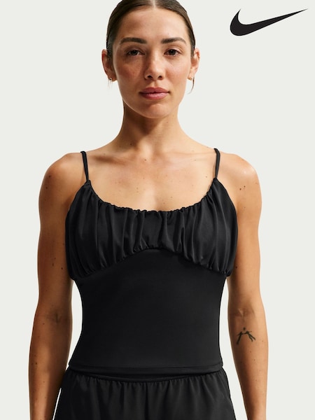 Musta - Nike One Fitted Dri-fit Tank Top