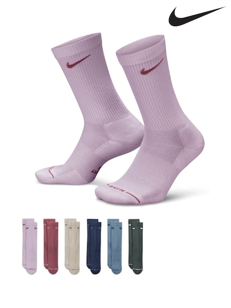 Neutralna boja - Regular Nike Everyday Crew Socks 6 Pack