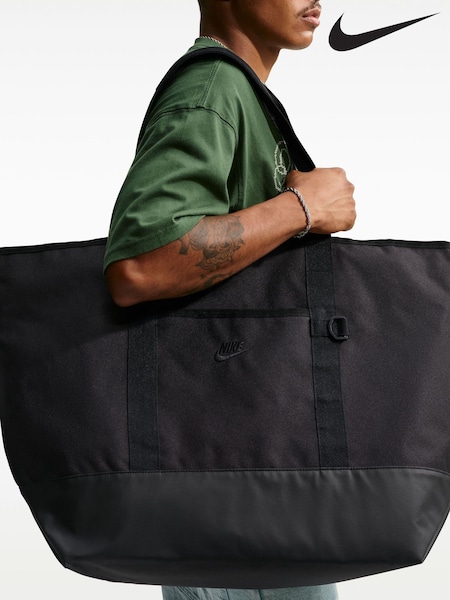 Black - Regular Nike Heritage Eugene Tote Extra Large Bag